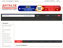 Tablet Screenshot of antalyapromosyon.net